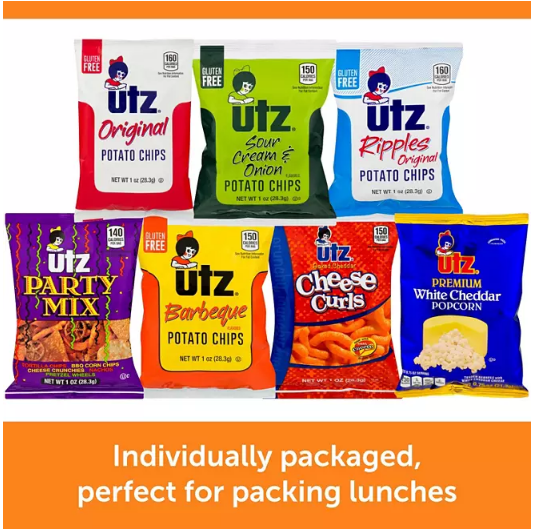 Utz Jumbo Snack Pack (1 oz., 42 ct.)