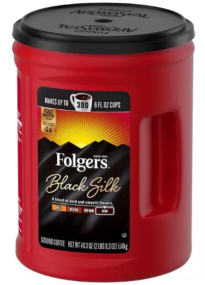 Folgers Black Silk Ground Coffee (40.3 oz.)