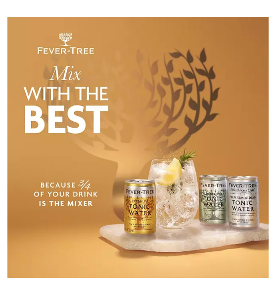 Fever-Tree Premium Ginger Ale (150 ml., 24 pk.)