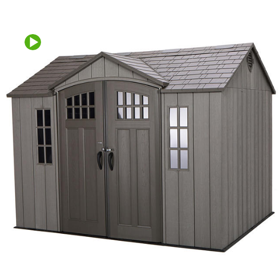 Lifetime 10' x 8' Rough Cut Outdoor Storage Shed