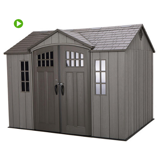 Lifetime 10' x 8' Rough Cut Outdoor Storage Shed