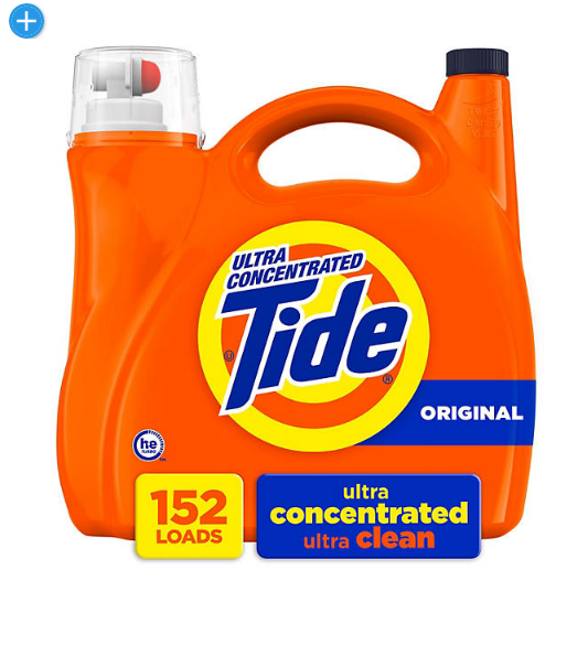 Tide Ultra Concentrated Liquid Laundry Detergent, Original (152 loads, 170 fl. oz.)