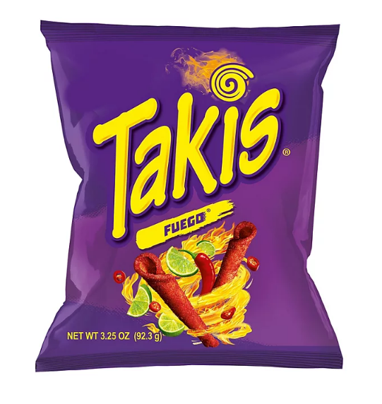 Takis Fuego (3.25 oz., 40 pk.)