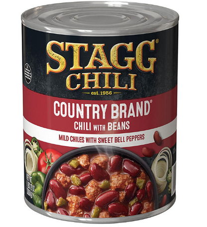 Stagg Country Brand Chili with Beans (108 oz.)