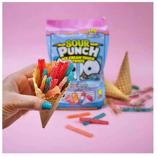 Sour Punch Ice Cream Truck 3" Twists (24.5 oz.)