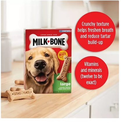 Milk-Bone Original Large Crunchy Dog Treat Biscuits (240 oz.)