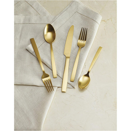 Skandia Clearview Satin 20 Piece Flatware Set, Service for 4 (Assorted Colors)