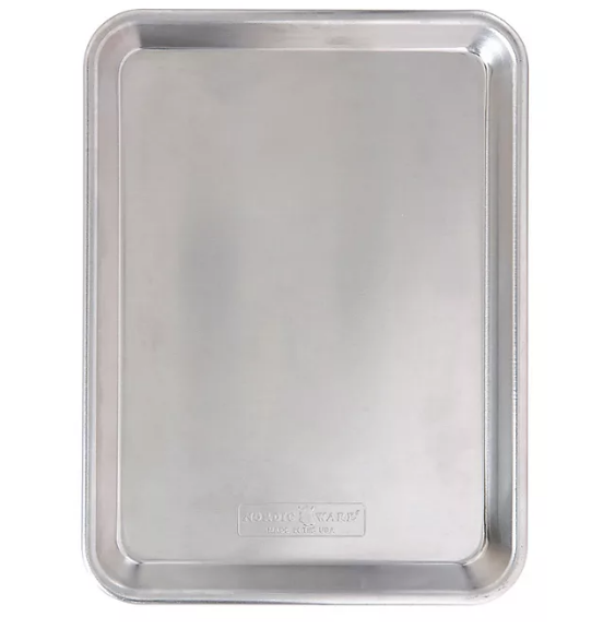 Nordic Ware Naturals Silver Quarter Sheet Pans, 6 Pack