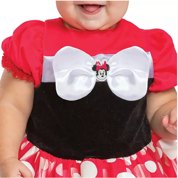 Disguise Minnie Mouse Red Posh Infant Halloween Costume (Assorted Sizes)