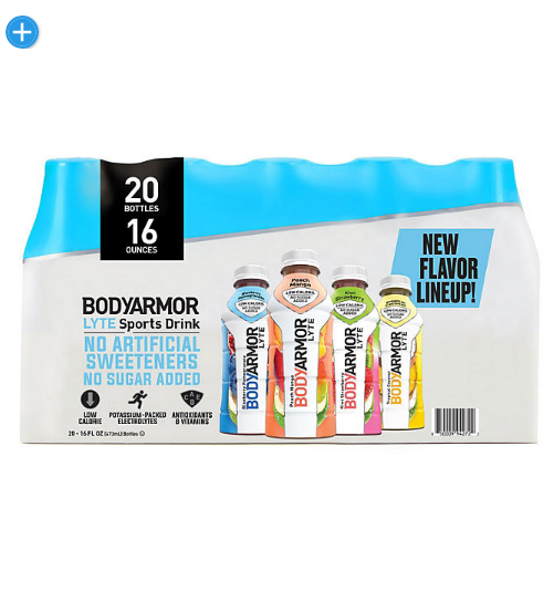 BODYARMOR LYTE Sports Drink Variety Pack (16 fl. oz., 20 pk.)