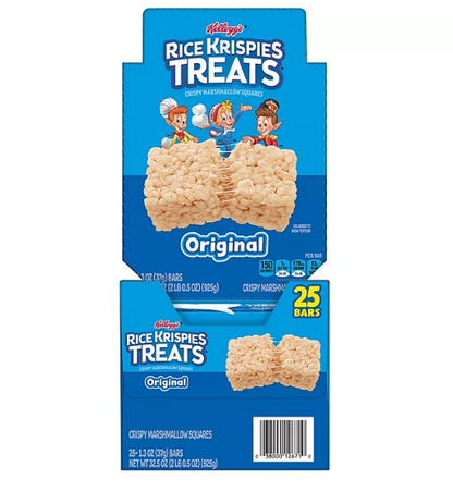 Kellogg's Rice Krispies Treats (1.3 oz., 25 ct.)