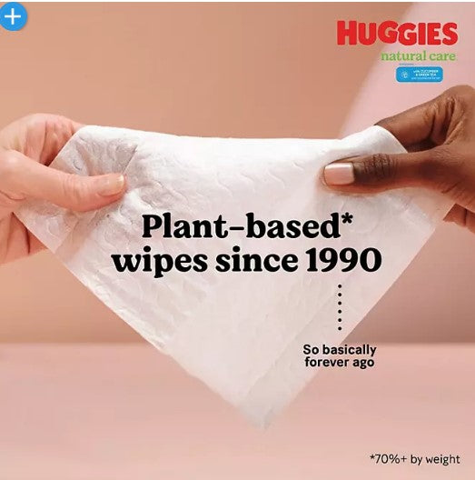 Huggies Natural Care Baby Wipes, Refreshing Clean (17 flip-top pks., 1088 ct.)