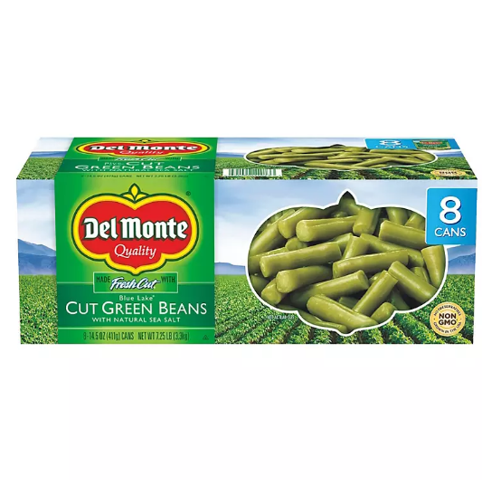 Del Monte Cut Green Beans (14.5 oz., 8 pk.)