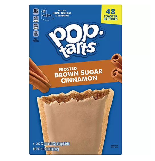 Pop-Tarts, Frosted Brown Sugar Cinnamon (48 ct.)