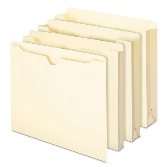 Smead Double-Ply File Jackets, Manila (Letter, 100ct.)