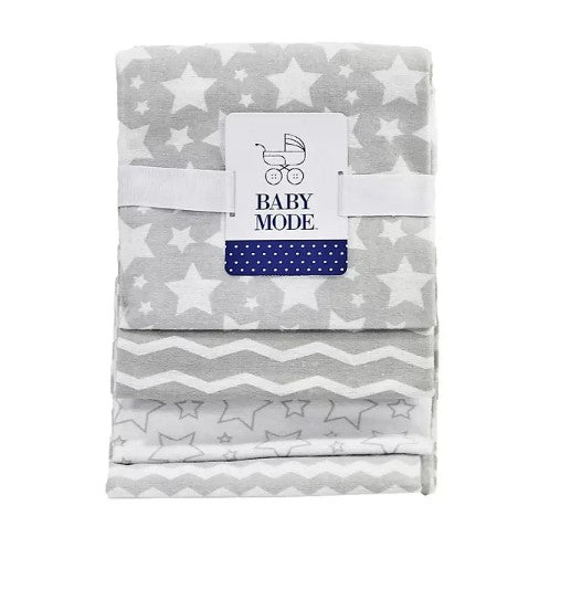 7-Piece Baby Blanket, Swaddler & Receiving Blanket Bundle (Choose Color)