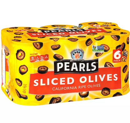 Pearls Sliced Olives (6.5 oz., 6 pk.)