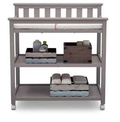 Delta Children Flat Top Changing Table with Wheels (Choose Your Color)