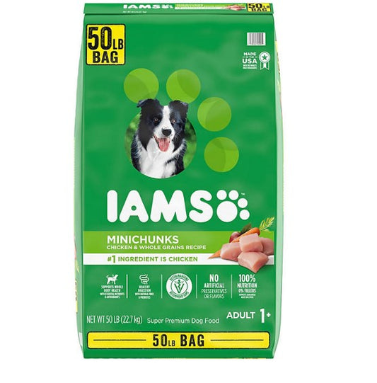 Iams Adult ProActive Health Minichunks Chicken Dry Dog Food (50 lbs.)