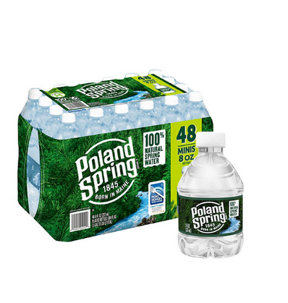 Poland Spring 100% Natural Spring Water (8 fl. oz., 48 pk.)