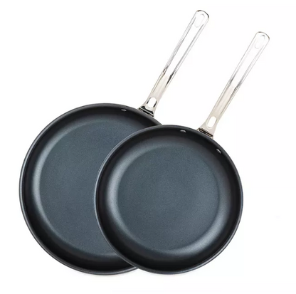 Viking 3-Ply 2-Piece Stainless Steel Nonstick Fry Pan Set