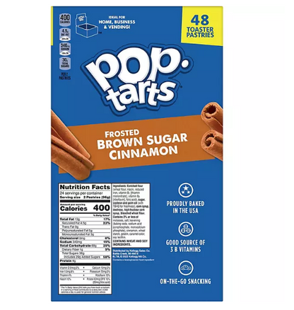 Pop-Tarts, Frosted Brown Sugar Cinnamon (48 ct.)