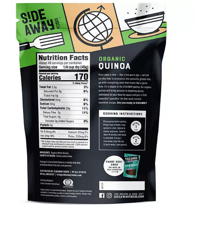 Sideaway Foods Organic Quinoa (64 oz.)