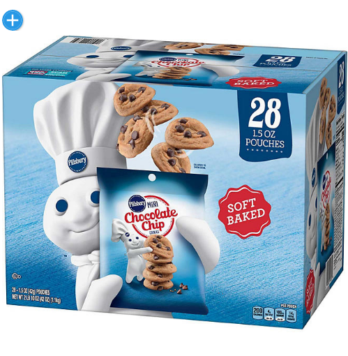 Pillsbury Soft Baked Mini Chocolate Chip Cookies (1.5 oz., 28 pk.)