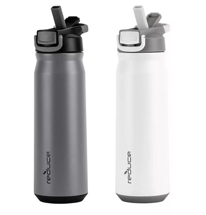 Reduce Vacuum-Insulated Stainless Steel 24 oz. Hydrate Pro Bottle 2-Pack