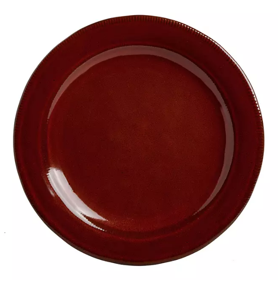 Gibson Elite 18-Piece Reactive Glaze Terracotta Dinnerware Set (Assorted Colors)