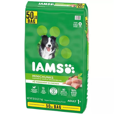 Iams Adult ProActive Health Minichunks Chicken Dry Dog Food (50 lbs.)