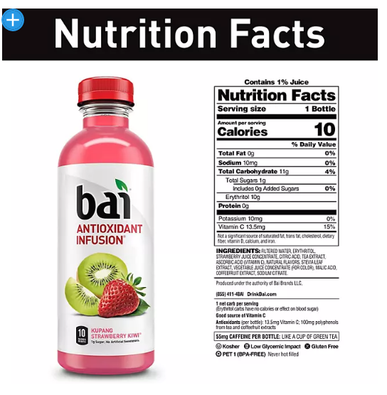 Bai Hillside Variety Pack (18 fl. oz., 15 pk.)