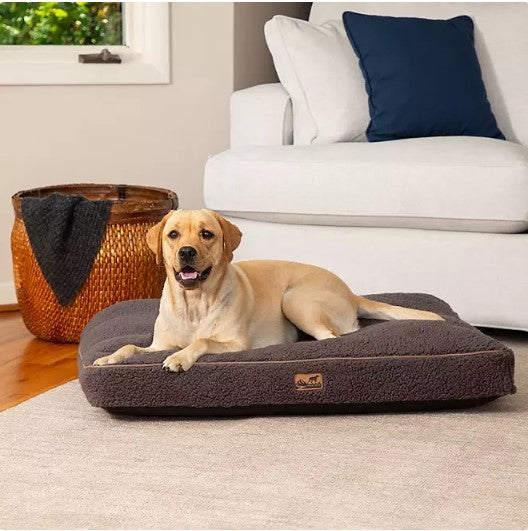 Ridge Creek Plush Lounger Pet Bed, 27" x 36" (Choose Color)