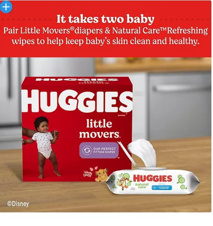 Huggies Natural Care Baby Wipes, Refreshing Clean (17 flip-top pks., 1088 ct.)