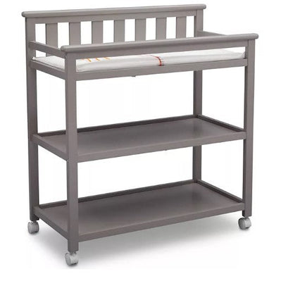 Delta Children Flat Top Changing Table with Wheels (Choose Your Color)