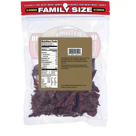 Old Trapper Old Fashioned Beef Jerky (18 oz.)