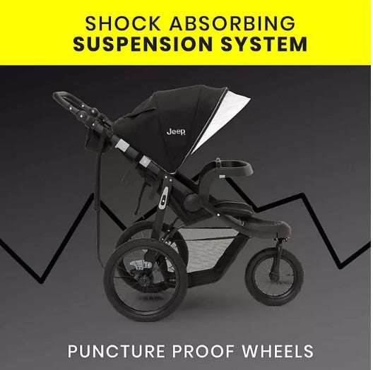 Jeep Hydro Sport Plus Jogger, Black