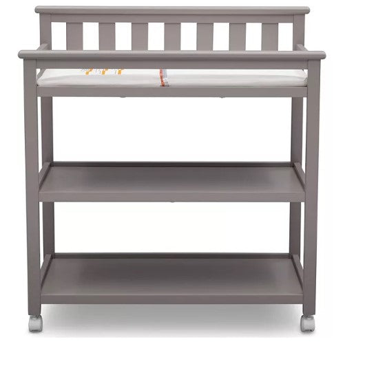 Delta Children Flat Top Changing Table with Wheels (Choose Your Color)