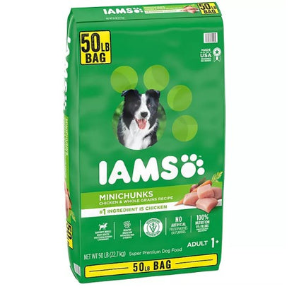 Iams Adult ProActive Health Minichunks Chicken Dry Dog Food (50 lbs.)