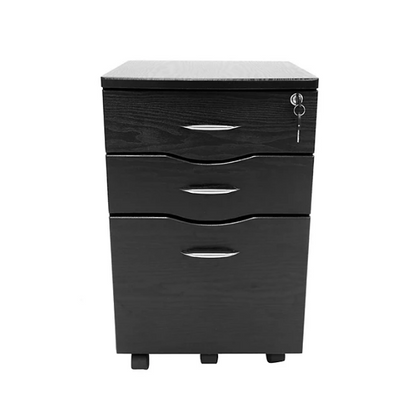 Techni Mobili Rolling Storage and File Cabinet, Espresso