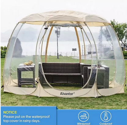 Alvantor Bubble Tent Pop Up Gazebo 12' x 12' Camping Tent