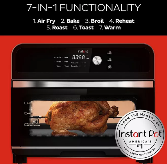 Instant Pot 19 QT/18L Cuisine Air Fryer and Toaster Oven