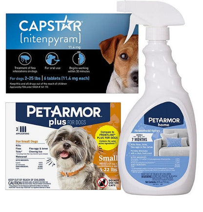 PetArmor Capstar Flea and Tick Bundle for Small Dogs, 5 to 22 lbs.