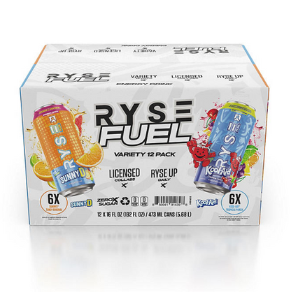 RYSE Fuel Energy Drink Variety Pack (16 fl. oz., 12 pk.)