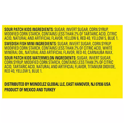 SOUR PATCH KIDS & SWEDISH FISH Candy Variety Pack (24 pk.)