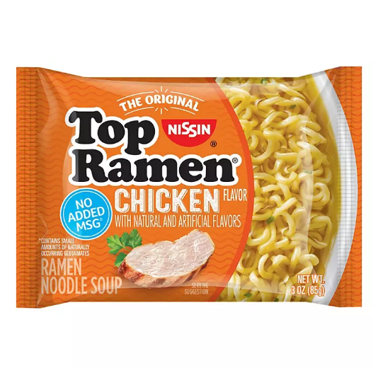 Nissin Top Ramen, Chicken Flavor (3 oz., 24 pk.)