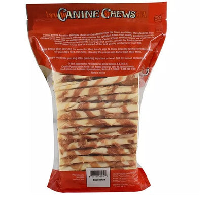 Canine Chews Chicken-Wrapped Rawhide Chews for Dogs (125 ct.)