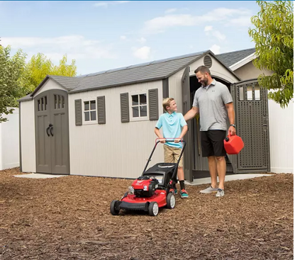 Lifetime 8' x 17.5' Outdoor Storage Shed (Dual Entry)