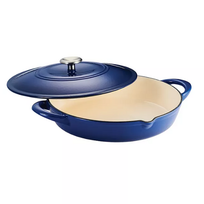 Tramontina 12" Enameled Cast Iron Covered Casserole Dish (Assorted Colors)