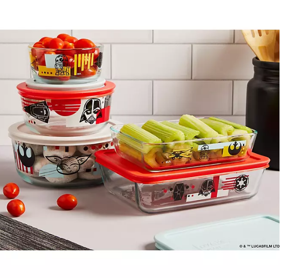 Pyrex 10 Piece Glass Food Storage Set (Various Character Sets)